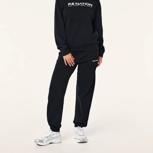 230. P.E NATION QUALIFY TRACKPANT IN BLACK $110 NWOT Small